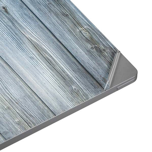 Weathered Blue Wood Universal Laptop 16in (13 x 9.4in) Skin